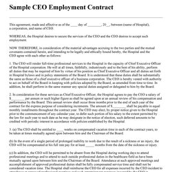 Matchless Ready To Use Employment Contracts Samples Templates Contract Kb