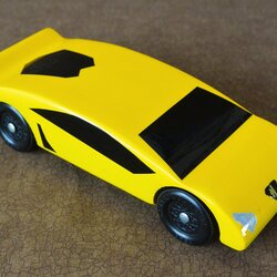 Swell Pinewood Derby Mustang Template Collection Lamborghini Fastest Remarkable Simple Fast Car Templates