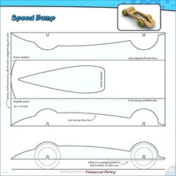 Spiffing Printable Pinewood Derby Cars Templates Marvelous Free Car Highest Clarity