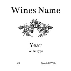 Wine Label Templates Design Free Online Labels Bottle Classic Select