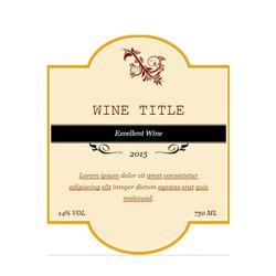 Matchless Template Wine Bottle Label Size Beautiful Designs