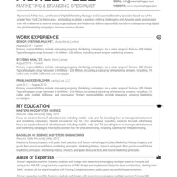 Resume Templates For Mac Template Free