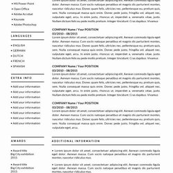 Resume Templates For Mac Awesome Word Apple