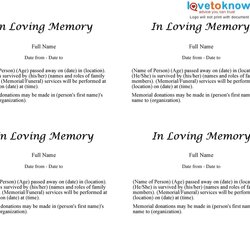 Exceptional Obituary Templates And Samples Is Pending Load