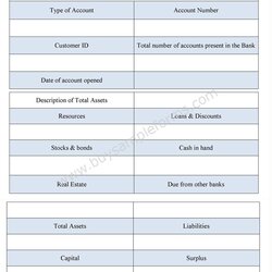 Bank Statement Form Sample Forms Template Edit Easy Only