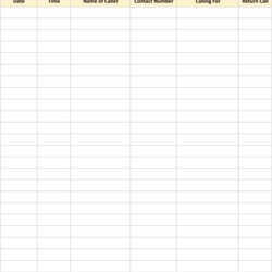 The Highest Standard Best Free Printable Phone Log Form For At Blank Call Sheet Templates