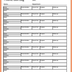 Legit Printable Call Log Templates In Excel Phone Telephone Form Template Sheet Back Business Sales Forms