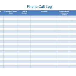 Marvelous Phone Call Log Template Ms Word Templates List Sales Plan Project Checklist Task Choose Board