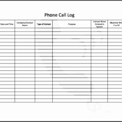 Superior Phone Log For Business Awesome Call Sheet Templates Sample Salary Of