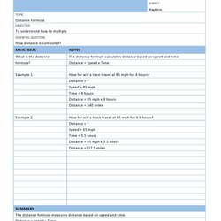 Marvelous Printable Cornell Notes Templates Word Excel Template