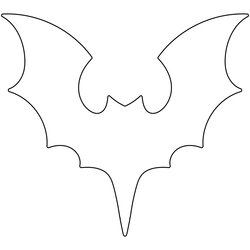 Best Large Printable Bat Templates For Free At Template Halloween