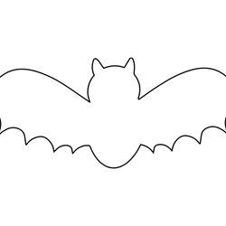 Supreme Bat Template Printable Page