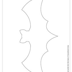 Free Printable Bat Template Halloween Decorations And Paint Large