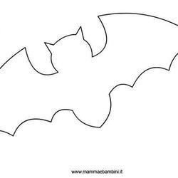 Capital Bat Template Templates Moulds Halloween Printable Bats Crafts Stencil Preschool Craft Kids Library