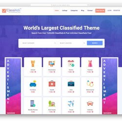 Sublime Smart Templates For Classifieds Ads Websites