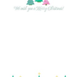 Merry Christmas Letter Templates Free Template Holiday Cheer Send Help Trees We Wish You