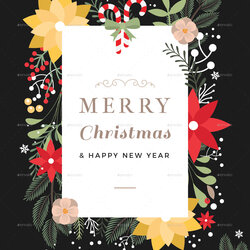 The Highest Quality Free Christmas Templates Printable Card Vol Front