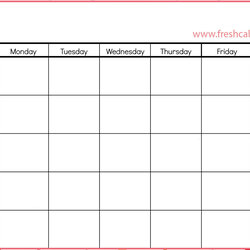 Blank Calendar Wonderfully Printable Templates Planner Weekly Red Meal Calendars