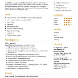 Champion Office Manager Resume Sample In