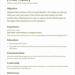 Excellent Microsoft Office Resume Templates In Simple Template Word Basic Modern Format Sample Choose Doc