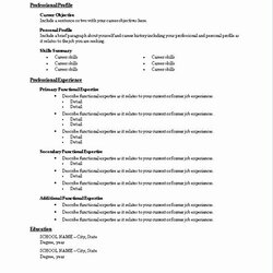 Superb Microsoft Office Resume Templates In