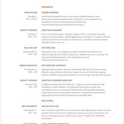 Eminent Free Modern Resume Templates Minimalist Simple Clean Design Microsoft Template Word Office Docs