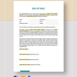 Super Bill Of Sale Form Free Word Excel Format Download Receipt