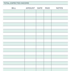 Fantastic Free Monthly Budget Template Excel
