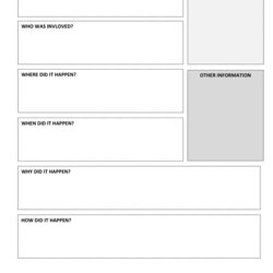 Worthy News Article Planning Template In Word And Formats