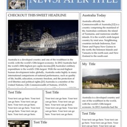 Legit Newspaper Template In Word And Formats