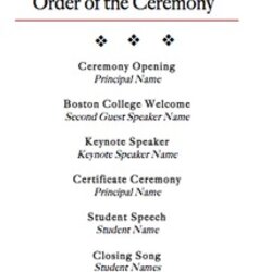 Worthy Graduation Program Template By Michelle Sanchez Original