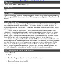 Great Guided Note Templates Word Format Download Template Notes Taking Business Through Web