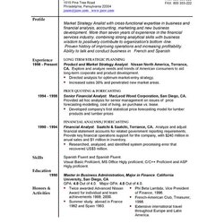 Tremendous Sample Resume Free Resumes By Format