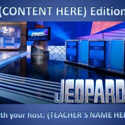 Smashing Best Free Jeopardy Templates For The Classroom With Template Score