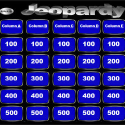 Terrific Free Sample Blank Jeopardy Templates In Template Board Driving Teen