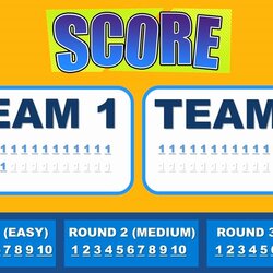 Great Jeopardy Template With Score Free Download Sample