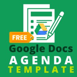 Wonderful Google Docs Agenda Template Free