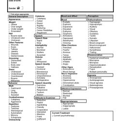 Swell Free Mental Status Exam Templates Examples Template