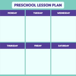 Best Free Printable Toddler Lesson Plans For At Preschool Plan Template