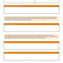 Free Lesson Plan Templates Common Core Preschool Weekly Template Sample Example Format Kb