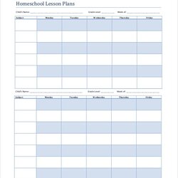 Fantastic Printable Lesson Plan Templates In Ms Word Google Docs Apple Pages Template Plans Weekly School