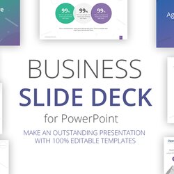 Super Professional Business Slide Deck Template Templates For