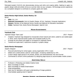High Quality School Resume Template Writing Tips Companion Student Sample Examples Format