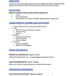 Out Of This World High School Resume Templates Image Result For Students Resumes Student Template Grade