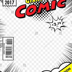 Sterling Editable Comic Book Cover Template Size Giant Transparent Background Covers Superhero