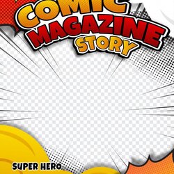 Retro Comic Book Pop Art Pages Style