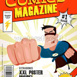 Very Good Royalty Free Vectors Comic Book Cover Template Vector Illustration Cartoon Illustrations Pop