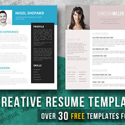 Smashing Creative Resume Templates Get The Job You Deserve Word Free