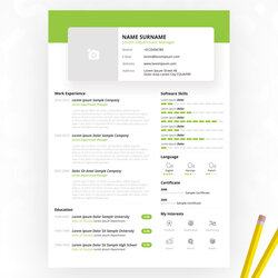 Out Of This World Creative Resume Template Download Templates Image