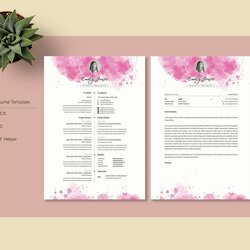 Preeminent Creative Resume Templates Examples To Download Guide Layouts
